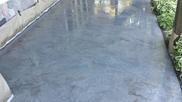 Mechanically Stained Concrete Austin