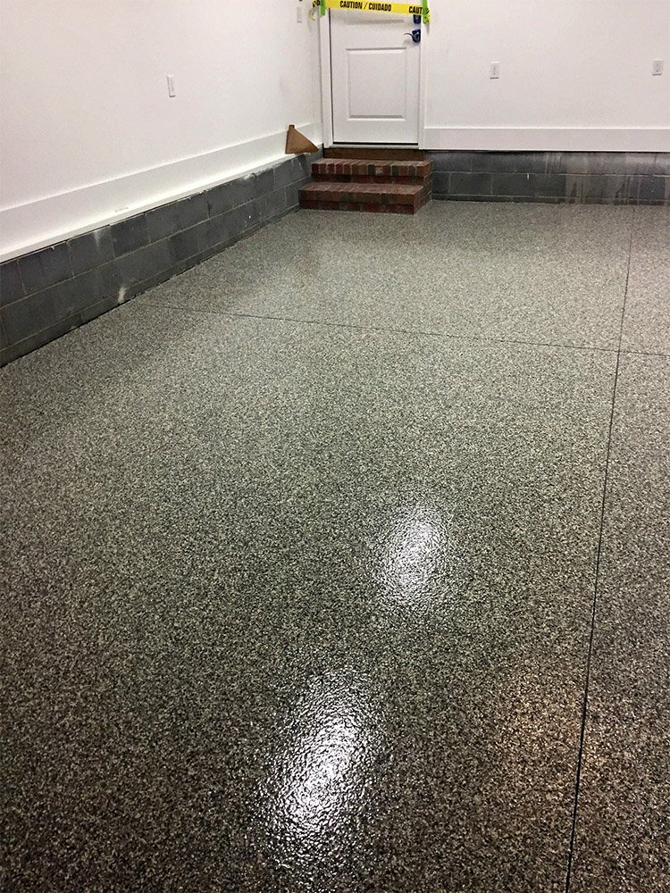 epoxy coating garage floor