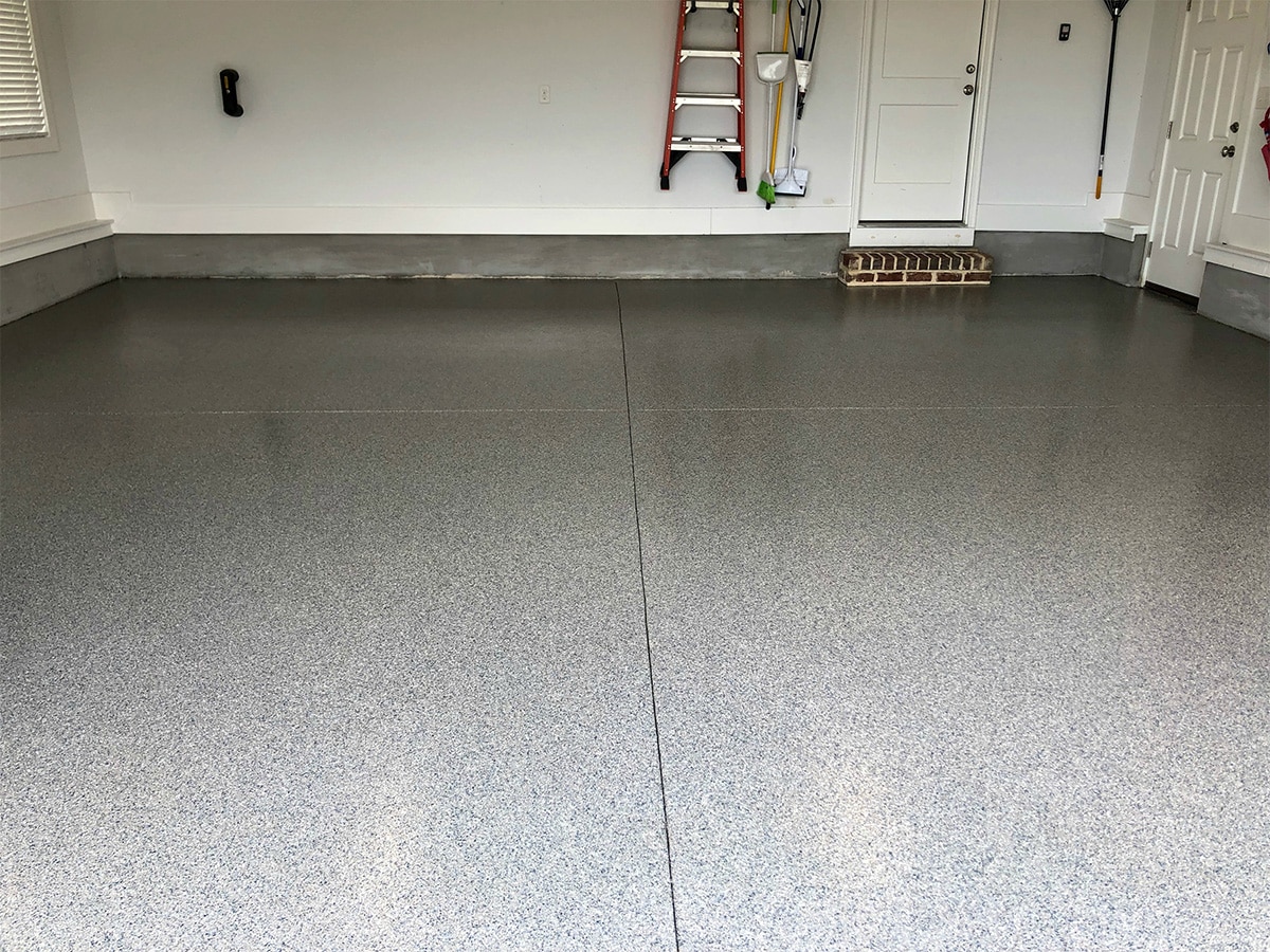 Epoxy garage flooring in Austin TX