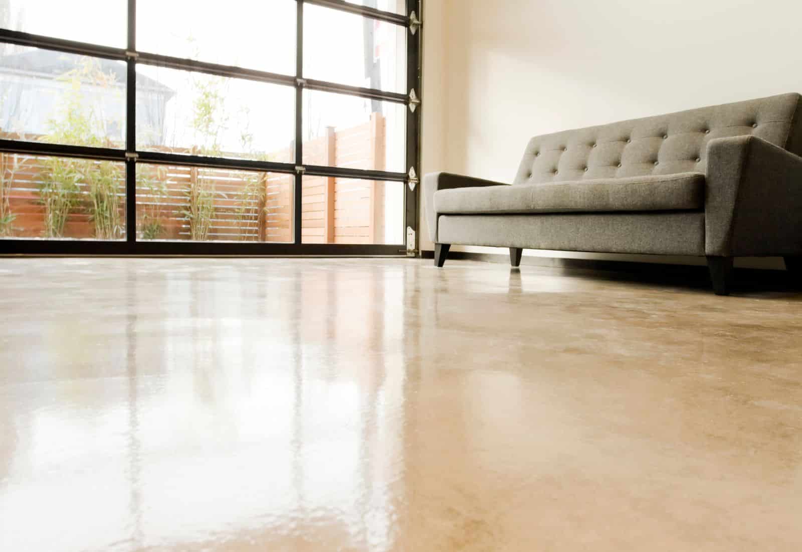 Polished concrete floor Austin